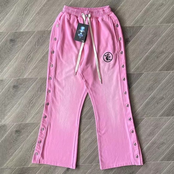 Hellstar flared pants side buttons - Picture 1 of 5
